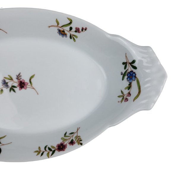 BIA Cordon Bleu 2 Au gratin Baking Dishes Versailles Margot Frieda Floral USA - Picture 2 of 7